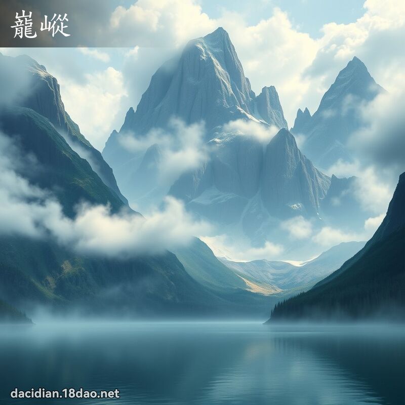 巃嵷 - 國語大辭典配圖