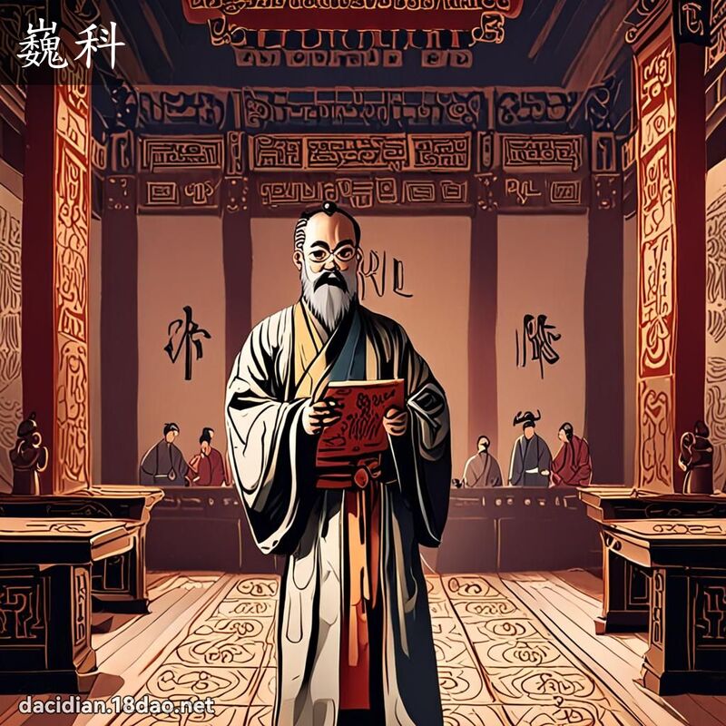 巍科 - 国语大辞典配图