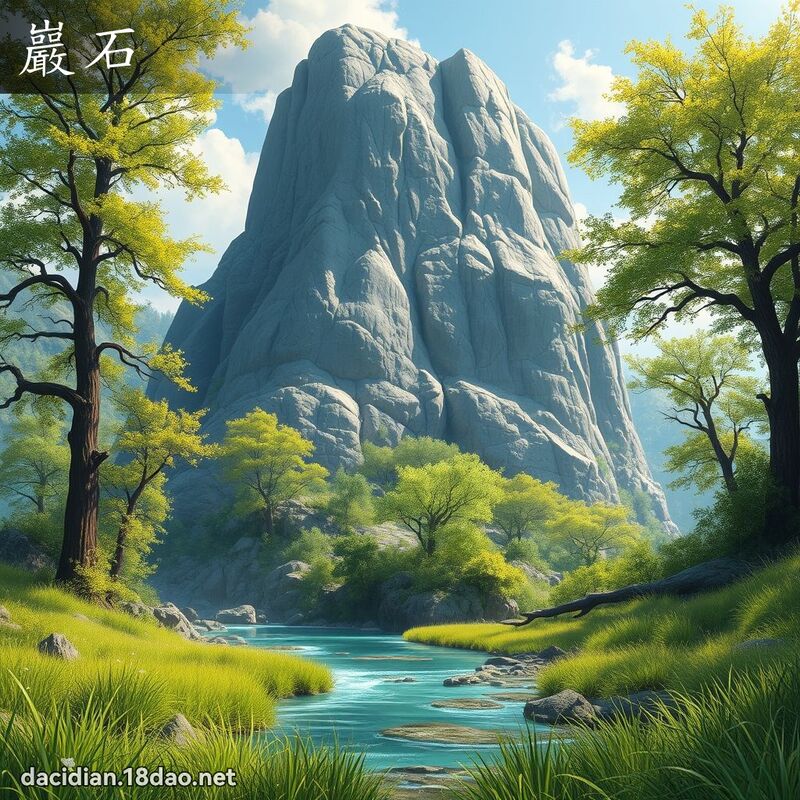 巖石 - 國語大辭典配圖