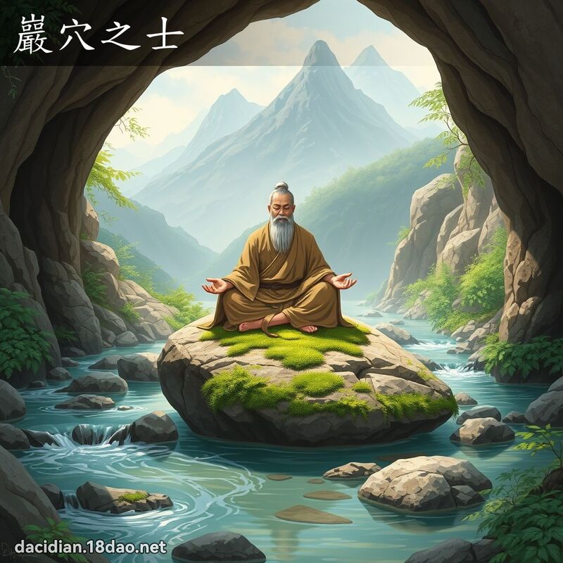 巖穴之士 - 国语大辞典配图