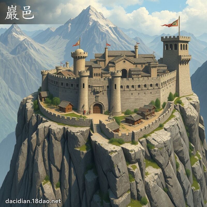 巖邑 - 国语大辞典配图