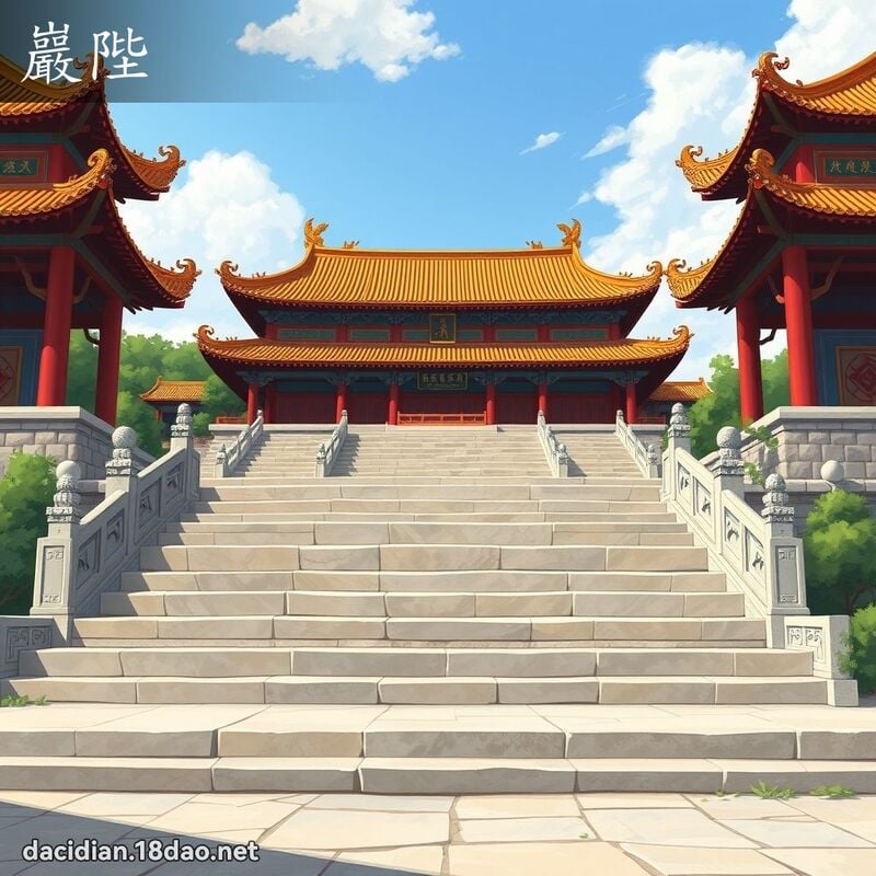 巖陛 - 國語大辭典配圖
