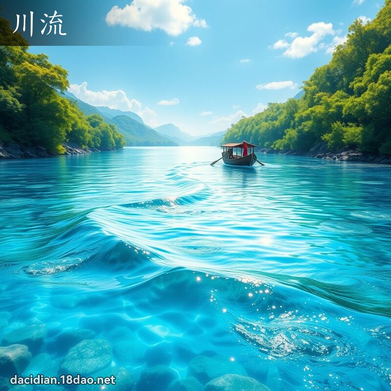 川流 - 國語大辭典配圖
