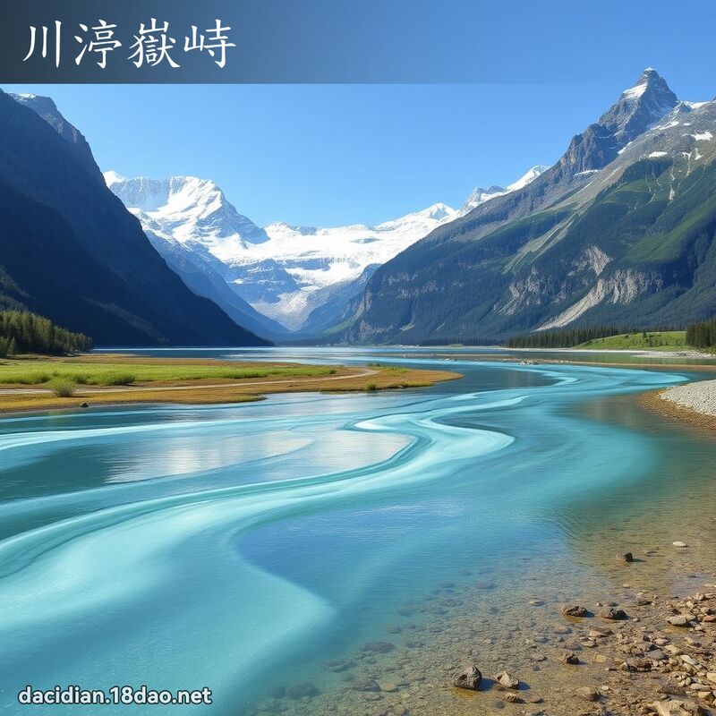 川渟嶽峙 - 國語大辭典配圖