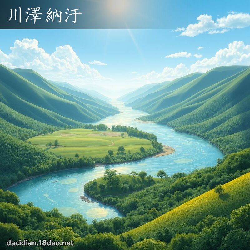 川泽纳汙 - 国语大辞典配图