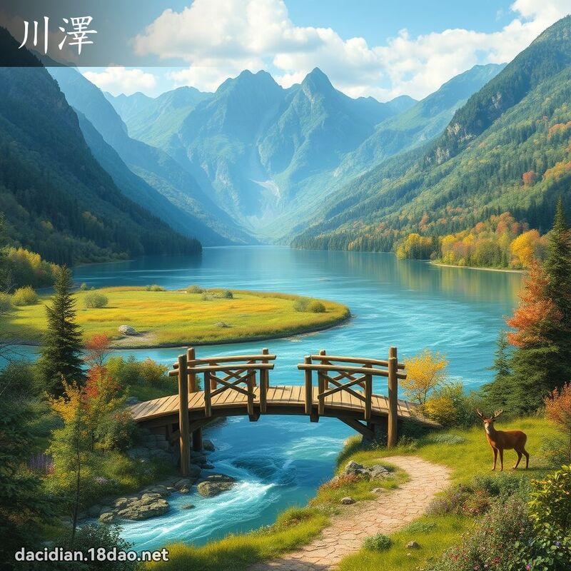 川澤 - 國語大辭典配圖