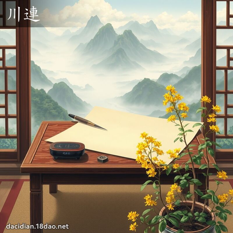 川连 - 国语大辞典配图