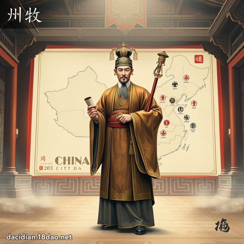 州牧 - 國語大辭典配圖