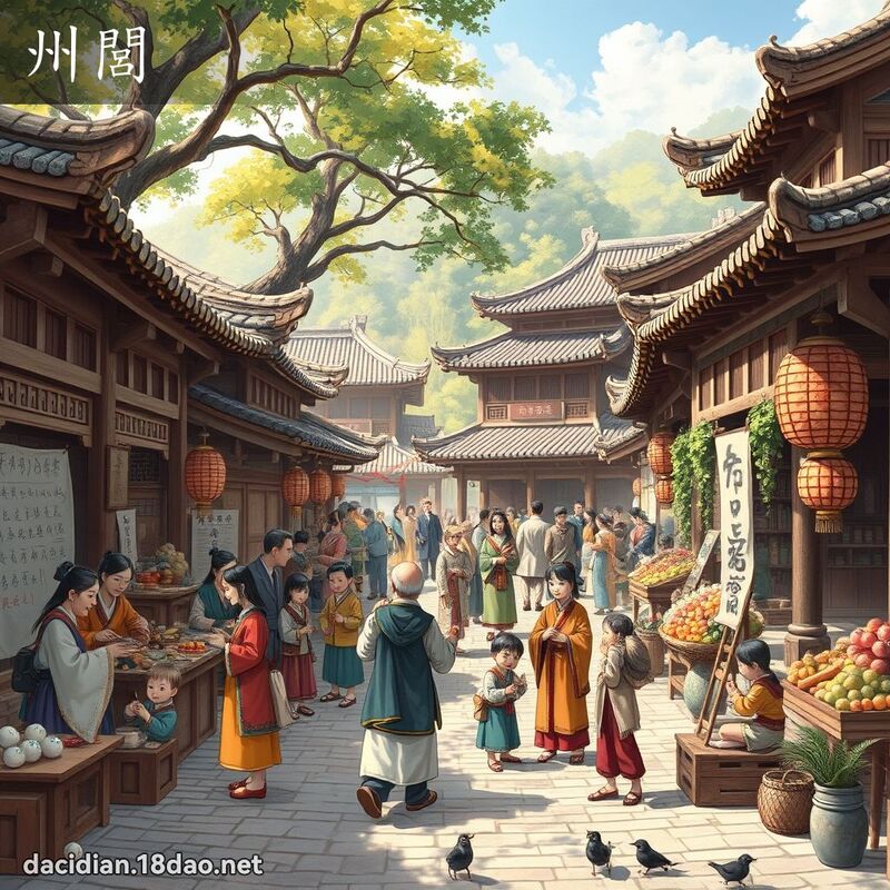 州閭 - 國語大辭典配圖
