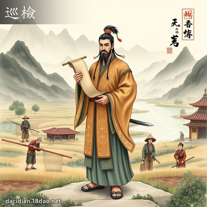巡檢 - 國語大辭典配圖