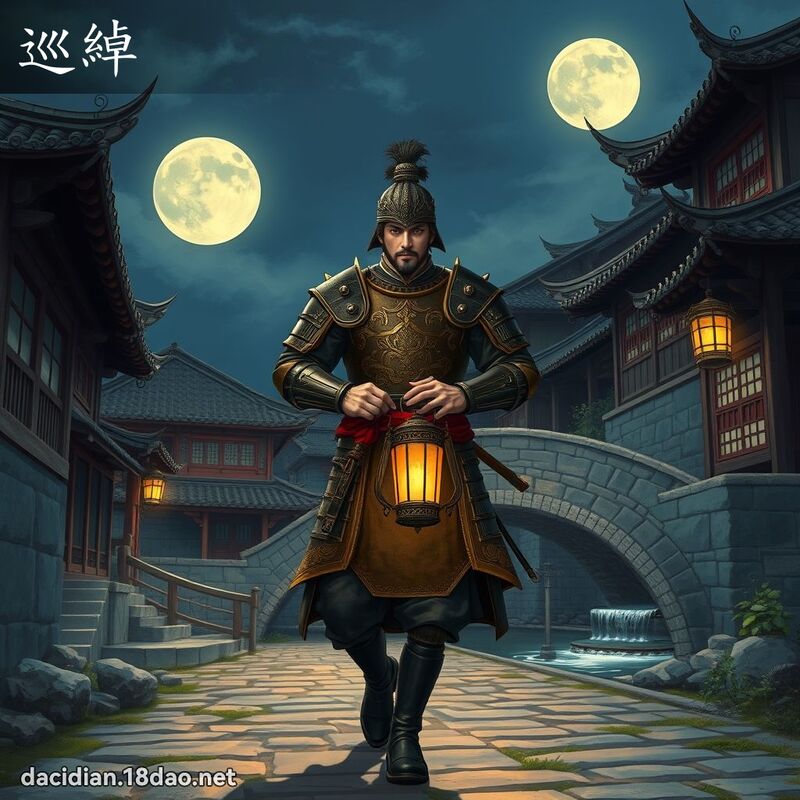 巡綽 - 國語大辭典配圖