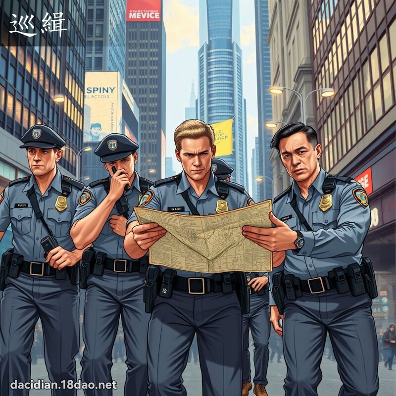 巡缉 - 国语大辞典配图