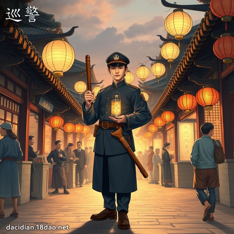 巡警 - 国语大辞典配图