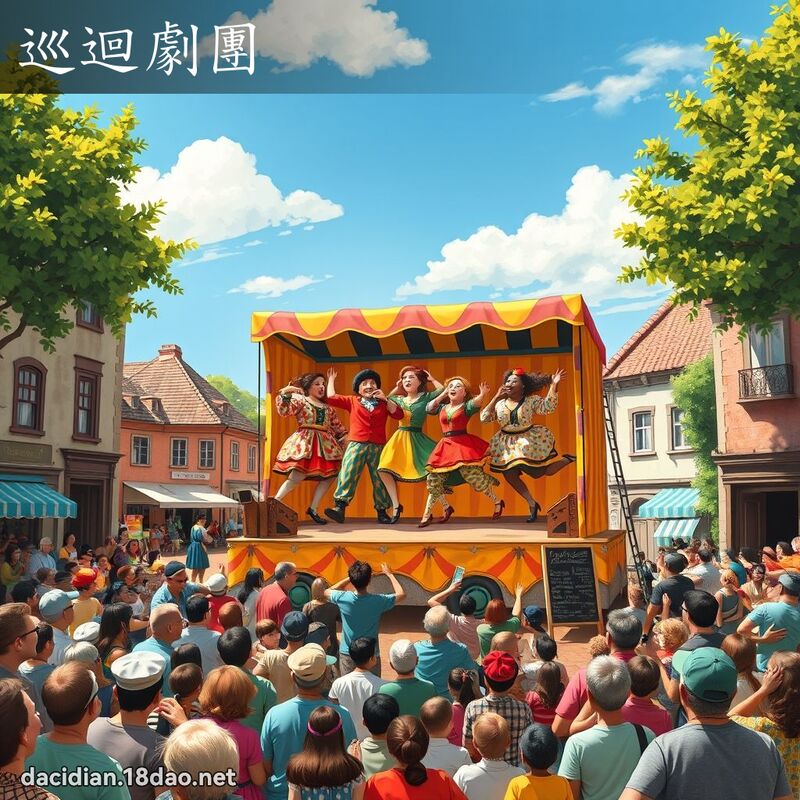 巡回剧团 - 国语大辞典配图