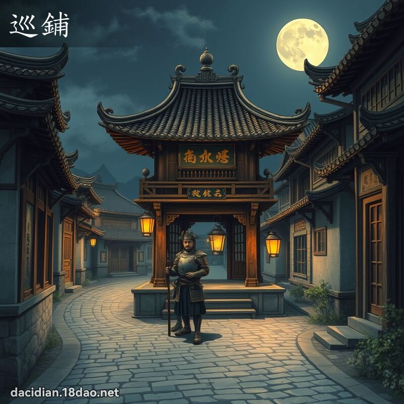 巡鋪 - 國語大辭典配圖