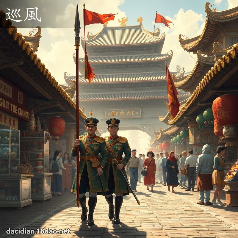 巡风 - 国语大辞典配图