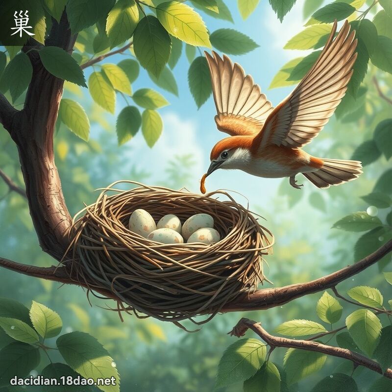 巢 - 國語大辭典配圖