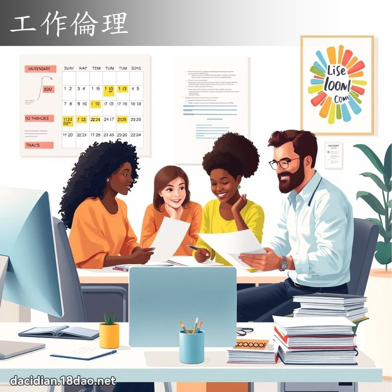 工作倫理 - 國語大辭典配圖