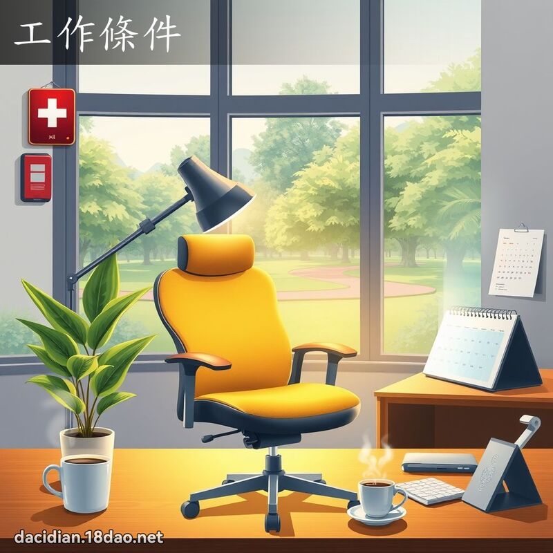 工作條件 - 國語大辭典配圖