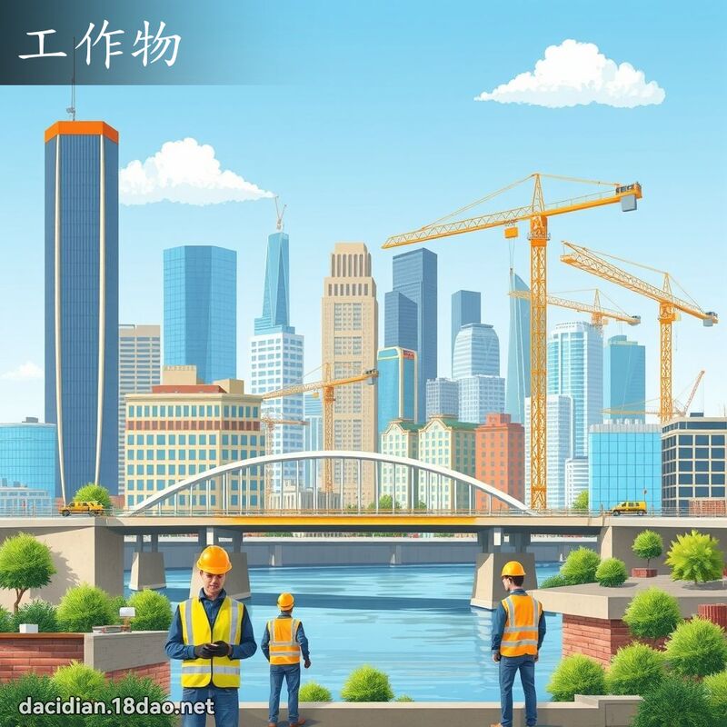 工作物 - 國語大辭典配圖