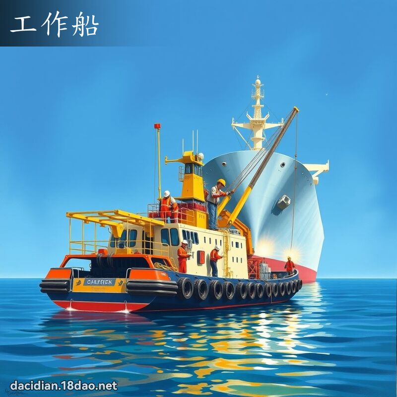 工作船 - 国语大辞典配图