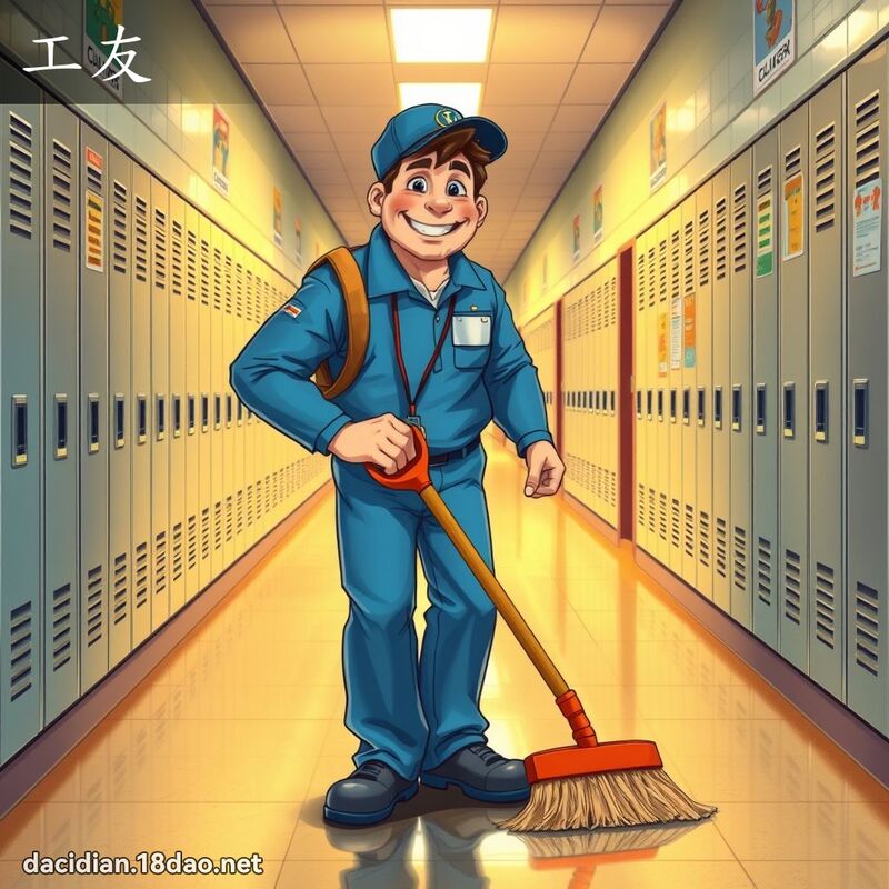 工友 - 國語大辭典配圖