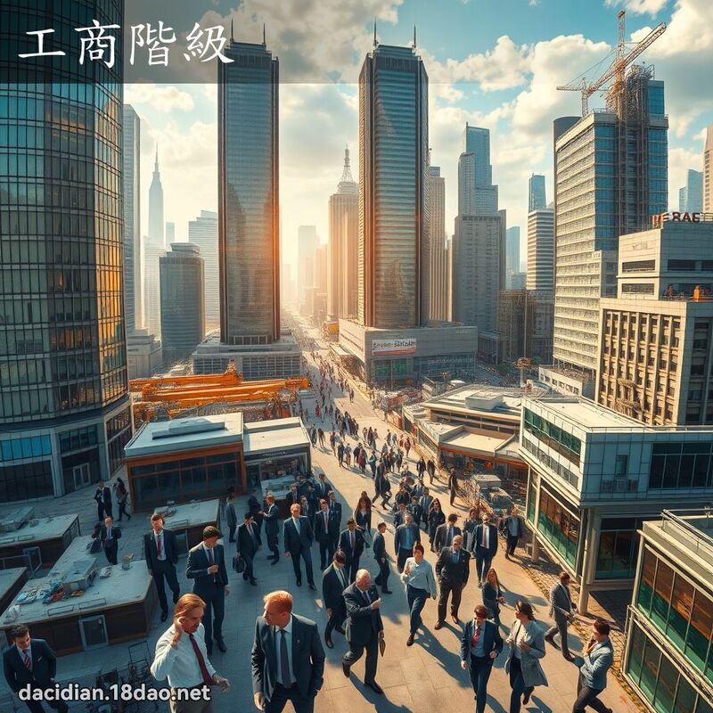 工商階級 - 國語大辭典配圖