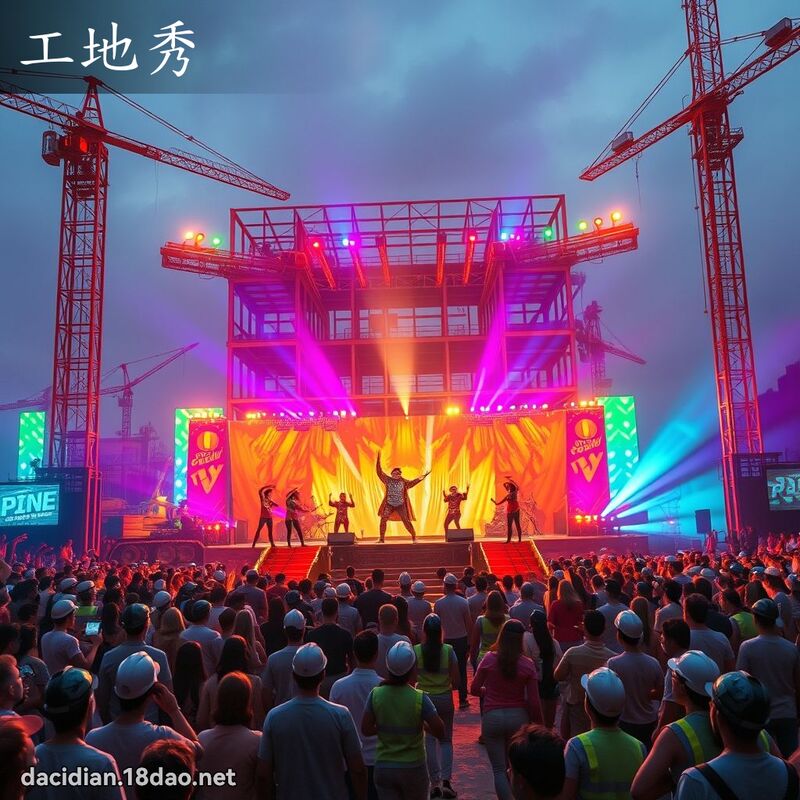 工地秀 - 國語大辭典配圖