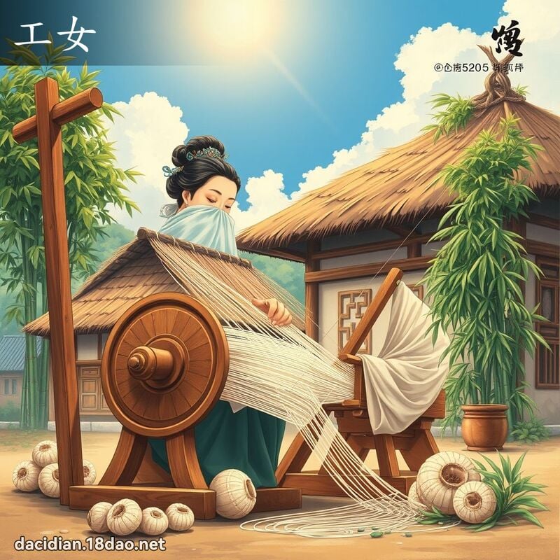 工女 - 国语大辞典配图