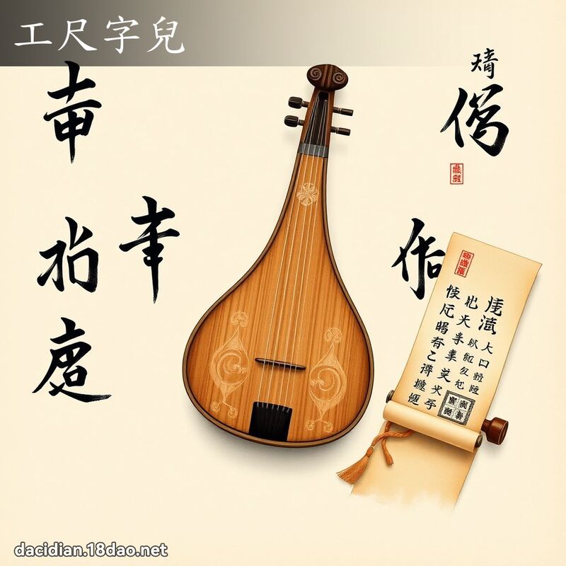 工尺字儿 - 国语大辞典配图