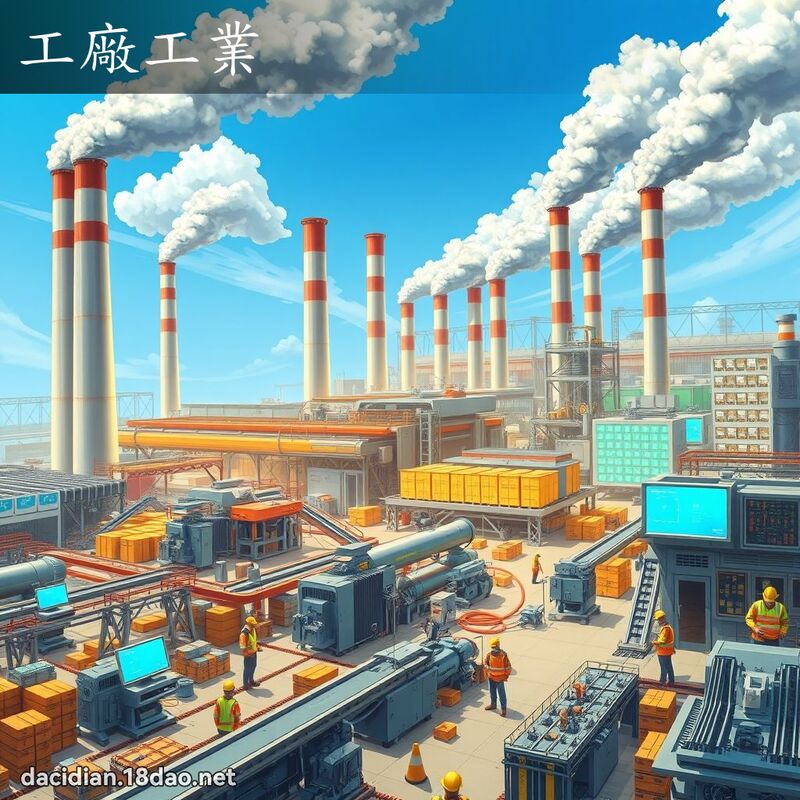 工廠工業 - 國語大辭典配圖