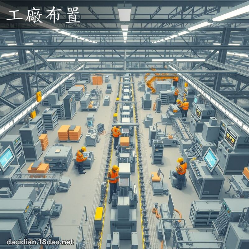 工厂布置 - 国语大辞典配图