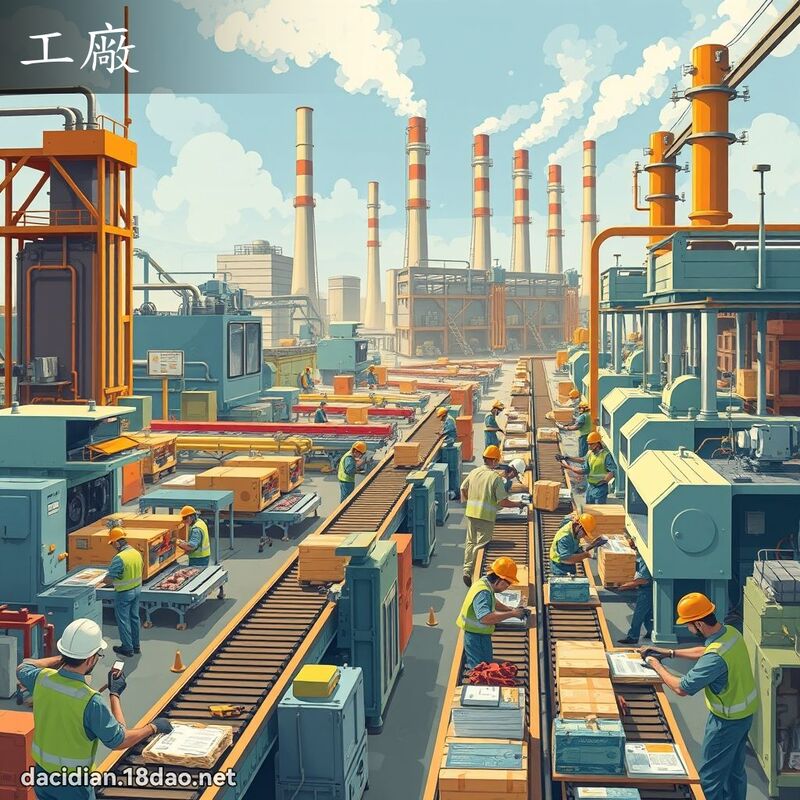 工廠 - 國語大辭典配圖