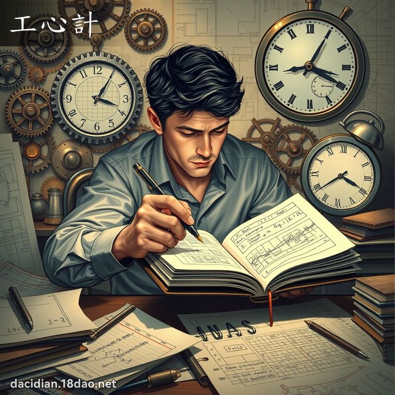 工心計 - 國語大辭典配圖