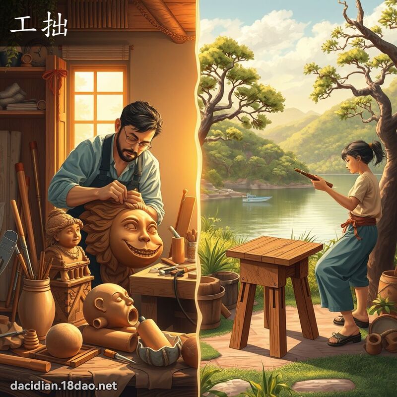 工拙 - 国语大辞典配图