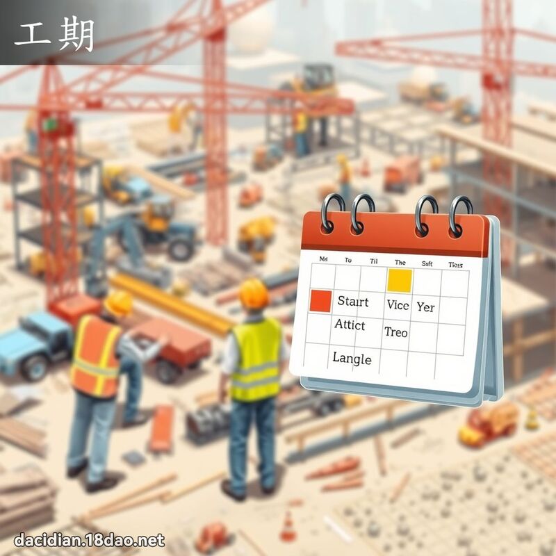 工期 - 国语大辞典配图