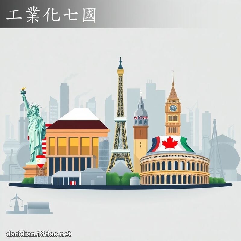 工業化七國 - 國語大辭典配圖