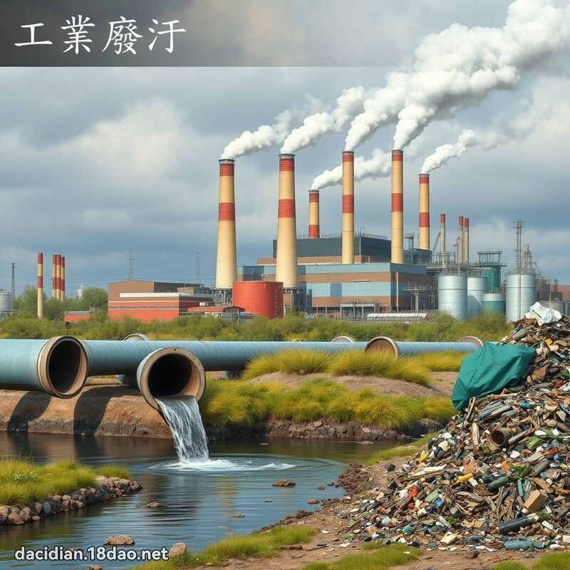 工业废汙 - 国语大辞典配图