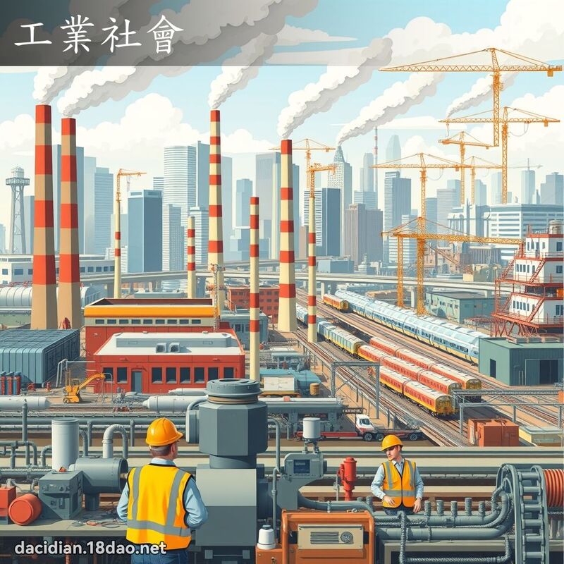 工业社会 - 国语大辞典配图