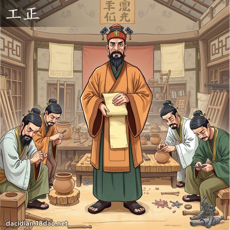 工正 - 国语大辞典配图