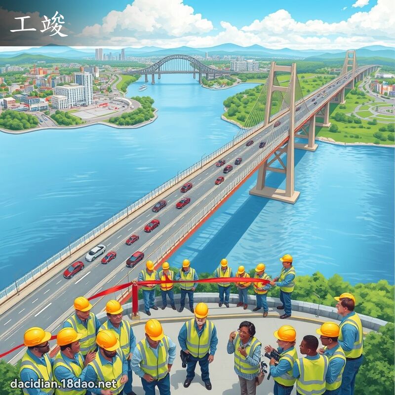 工竣 - 国语大辞典配图