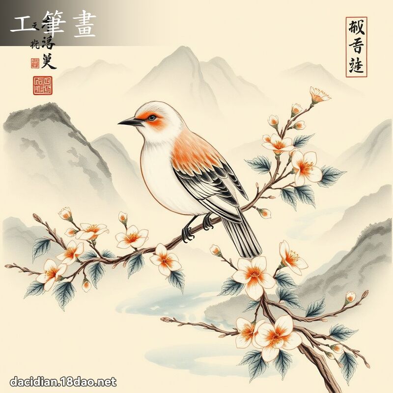 工笔画 - 国语大辞典配图