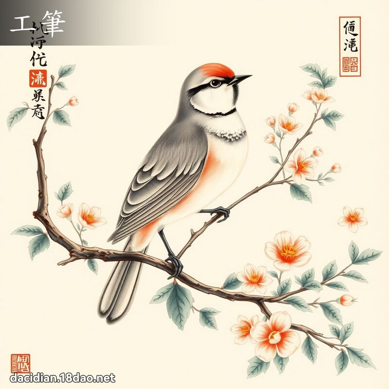 工笔 - 国语大辞典配图