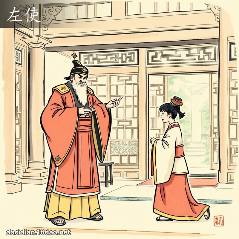左使 - 國語大辭典配圖