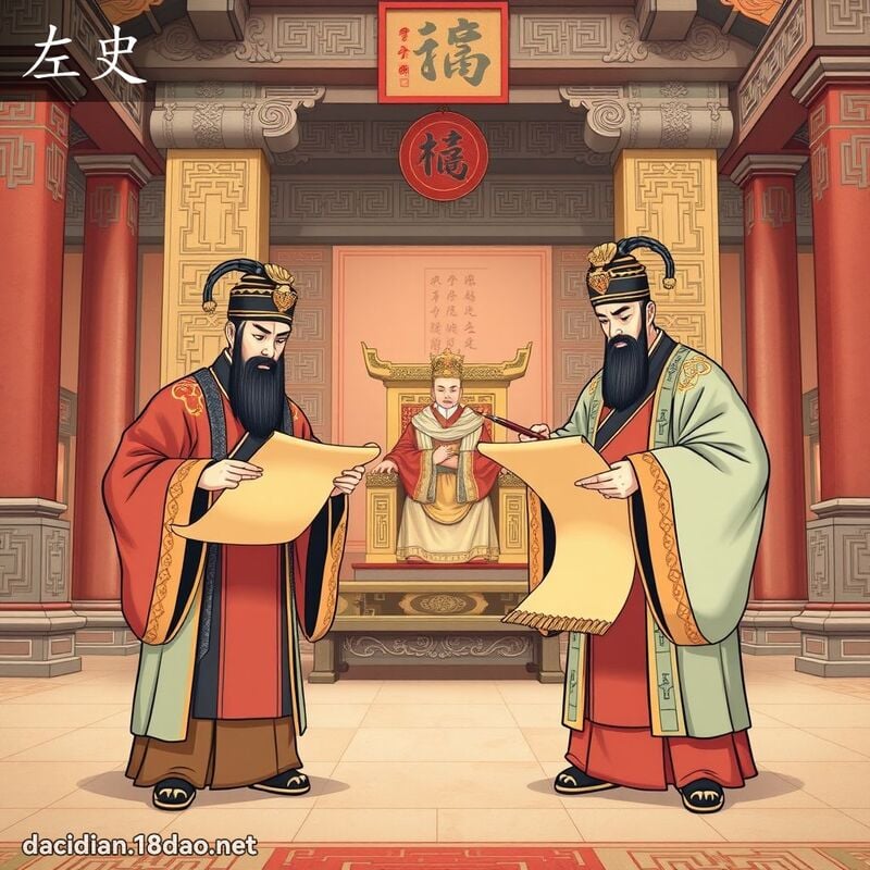左史 - 國語大辭典配圖