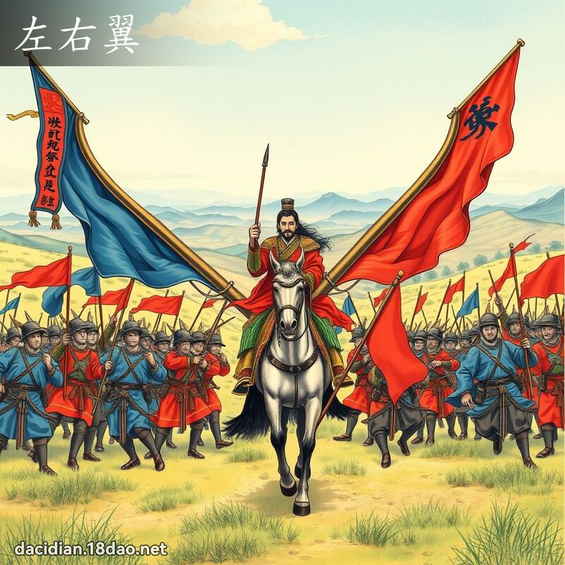左右翼 - 國語大辭典配圖
