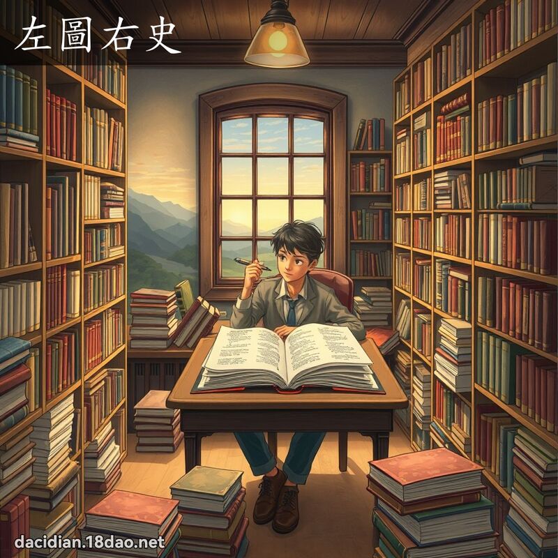 左圖右史 - 國語大辭典配圖