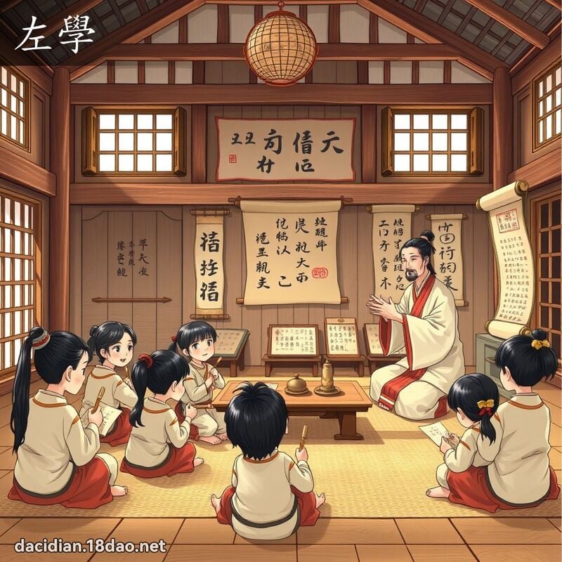 左学 - 国语大辞典配图