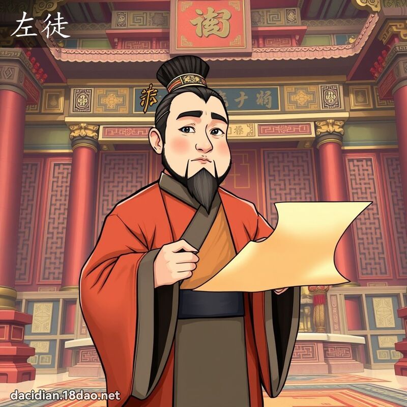 左徒 - 國語大辭典配圖