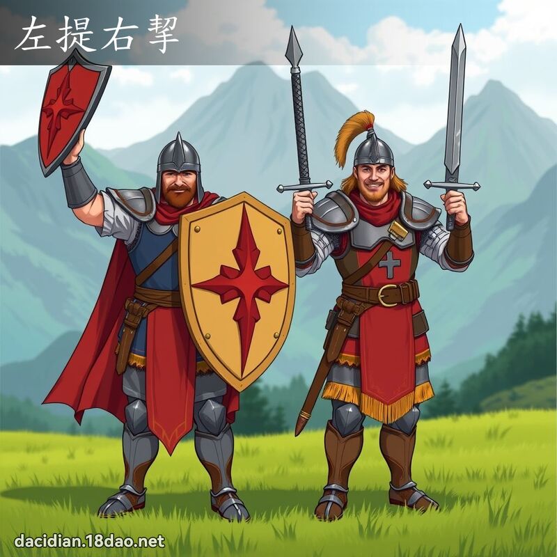左提右挈 - 國語大辭典配圖